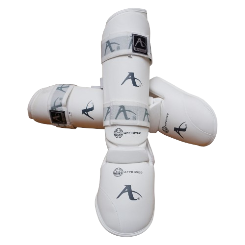 Espinilleras con Empeineras Blancas Aprobadas WUKF